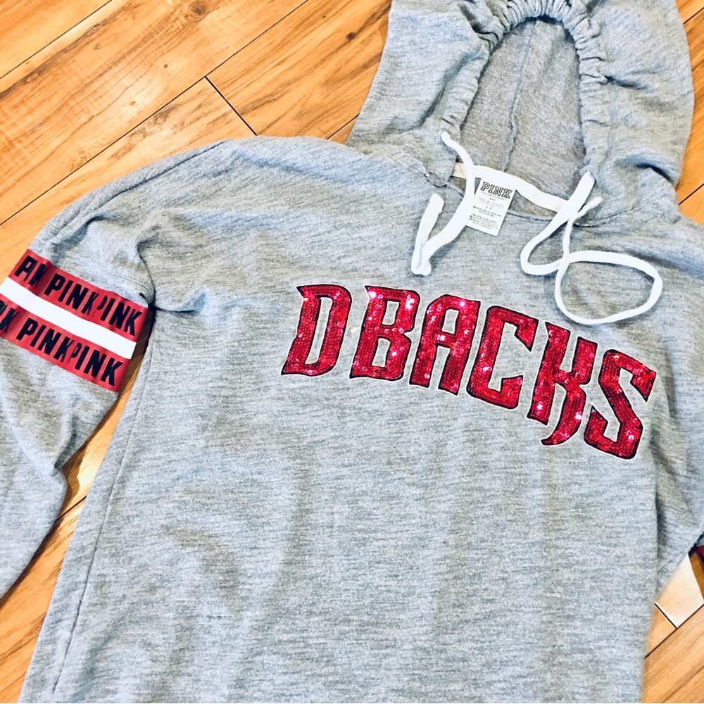 Victoria Secret Pink Diamondbacks Arizona sweatshirt hoodie bling small …